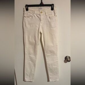 Frame Denim Women's Cream Skinny Jeans